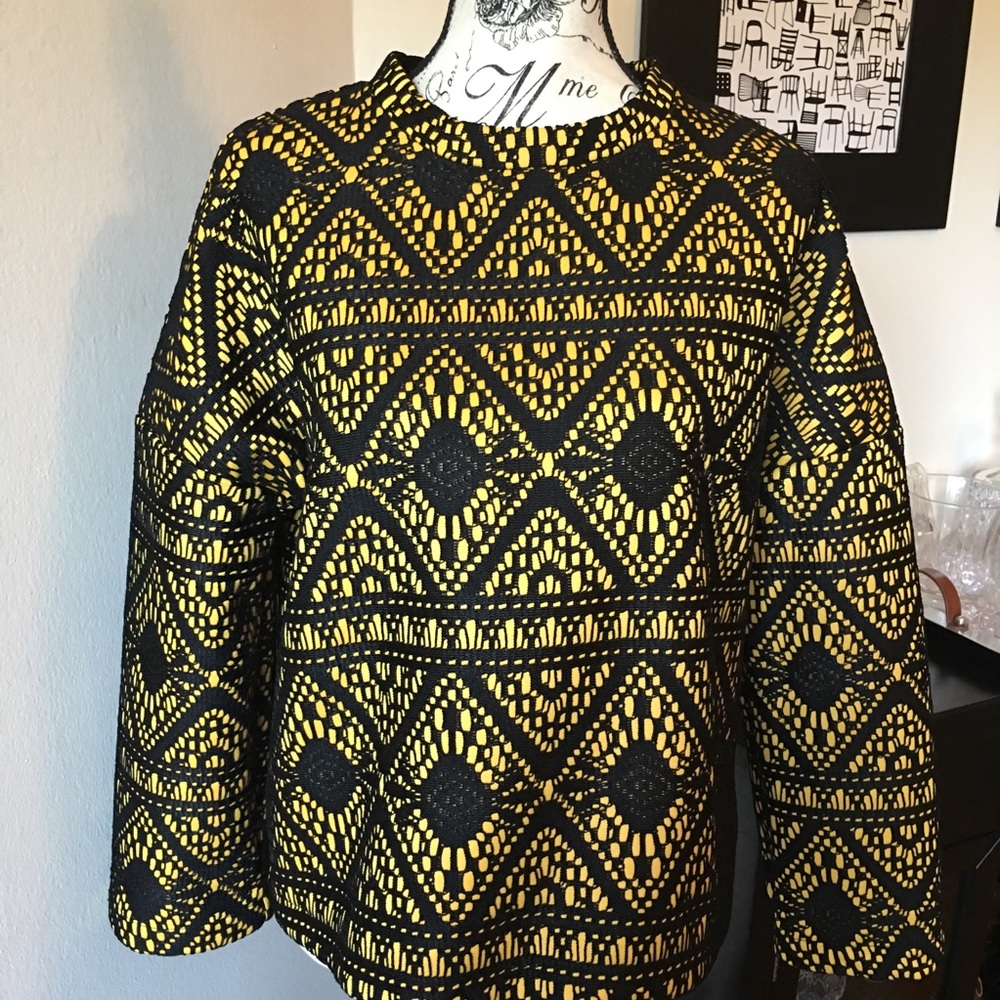 Zara Crochet Oversized Sweater